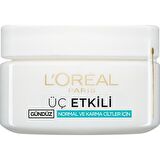 L'Oréal Paris 3 Etkili Günlük Bakım Kremi Normal Ve Karma Ciltler 50 ml