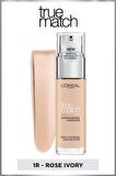 L'Oréal Paris True Match Bakım Yapan Fondöten - 1C Soğuk Alt Ton