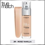 L'Oréal Paris True Match Bakım Yapan Fondöten - 2C Soğuk Alt Ton