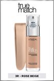 L'Oréal Paris True Match Bakım Yapan Fondöten - 3C Soğuk Alt Ton