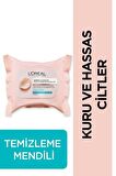 Değerli Çiçekler Kuru ve Hassas Ciltler için Makyaj Temizleme Mendili 25'li 3600523457991