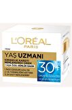 L'Oréal Paris Yaş Uzmanı 30+ İnce Çizgi Görünümünü Azaltan & Cilde Canlı Görünüm Veren, Kırşıklık Karşıtı Krem 50ml