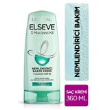 L'Oréal Paris Elseve 3 Mucizevi Kil Ağırlaştırmayan Bakım Kremi 360 ml