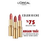 L'Oréal Paris Color Riche Saten Bitişli Ruj 107 Seine Sunset - Nude