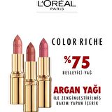 L'Oréal Paris Color Riche Saten Bitişli Ruj 112 Paris Paris - Pembe