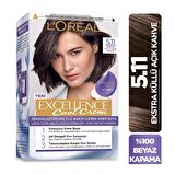 L’Oréal Paris Excellence Cool Creme Saç Boyası – 5.11 Ekstra Küllü Açık Kahve