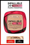 L'Oréal Paris Infaillible 24H Fresh Wear Pudra Fondöten 120 Vanilla