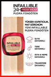 L'Oréal Paris Infaillible 24H Fresh Wear Pudra Fondöten 180 Rose Sand