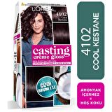 L'Oréal Paris Casting Crème Gloss Saç Boyası - 4102 Cool Kestane