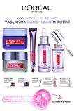 Loreal Paris Revitalift Filler %1.5 Saf Hyaluronik Asit Kırışıklık Karşıtı Gece-Gündüz-Göz Bakım Kremi-Aydınlatıcı Serum ve Göz Bakım Serumu Ice Roller Hediyeli Cilt Bakım Seti