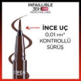 L'Oréal Paris Infaillible 36H Grip Micro Fine Eyeliner 02 Smokey Earth
