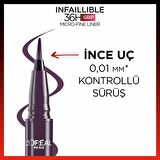 L'Oréal Paris Infaillible 36H Grip Micro Fine Eyeliner 04 Dew Berry