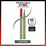 L'Oréal Paris Infaillible 36H Grip Micro Fine Eyeliner 05 Sage Green
