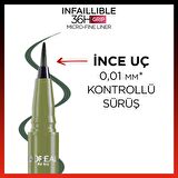 L'Oréal Paris Infaillible 36H Grip Micro Fine Eyeliner 05 Sage Green
