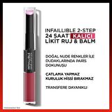 L'Oréal Paris Infaillible 2-Step 24 Saat Kalıcı Likit Ruj & Balm - 302 Rose Eternite