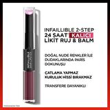 L'Oréal Paris Infaillible 2-Step 24 Saat Kalıcı Likit Ruj & Balm - 215 Wine Oclock