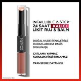 L'Oréal Paris Infaillible 2-Step 24 Saat Kalıcı Likit Ruj & Balm - 101 Everlasting Paris