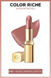 L'Oréal Paris Color Riche Saten Bitişli Ruj - 550 Nude Unapologetic