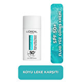 L'Oréal Paris Bright Reveal Spf 50+ Koyu Leke Karşıtı Fluid Günlük Yüz Güneş Kremi 50 ml