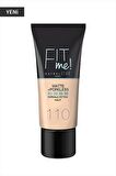 Maybelline New York Fit Me Matte+Poreless Fondöten - 110 Porcelain