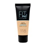 Maybelline New York Fit Me Matte+Poreless Fondöten - 118 Nude