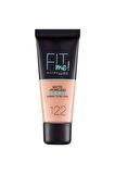 Maybelline New York Fit Me Matte+Poreless Fondöten - 122 Creamy Beige
