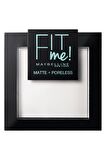 Maybelline New York Fit Me Matte+Poreless Pudra - 90 Translucent (Transparan)