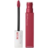 Maybelline New York Super Stay Matte Ink Unnude Likit Mat Ruj - 80 Ruler - Kırmızı/Pembe