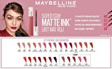 Maybelline Gün Boyu Kalıcı Etki Sunan Süper Mat Likit Ruj 125 Inspirer X2