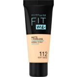 Maybelline New York Fit Me Matte+Poreless Fondöten - 112 Soft Beige