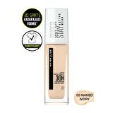 Maybelline New York Superstay Active Wear Fondöten - 02 Naked Ivory