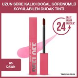 Maybelline New York Super Stay Peel Off Soyulabilen Dudak Tinti - 24 Saate Kadar Kalıcı Dudak Renklendirme - 05 Dawn