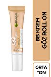 Garnier BB Krem Mucizevi Cilt Kusursuzlaştırıcı Göz Roll-On Orta Ton 7 ml