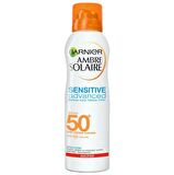 Garnier Ambre Solaire Sensitive Advanced 50+ Faktör Tüm Cilt Tipleri İçin Renksiz Güneş Koruyucu Sprey 200 ml