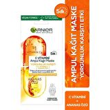 Garnier C Vitamini Yorgunluk Karşıtı Ampul Kağıt Maske