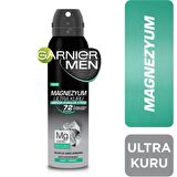 Garnier Men Magnezyum Ultra Kuru Sprey Deodorant 150 ml