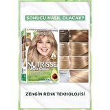 Garnier Nutrisse Yoğun Besleyici Kalıcı Krem Saç Boyası 8.13 Küllü Sarı