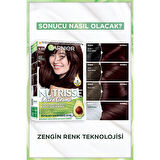 Garnier Nutrisse Yoğun Besleyici Kalıcı Krem Saç Boyası 3.23 Koyu Kestane