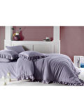 Fırfırlı Stonewash Cotton Nevresim Takımı 200x220