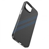 Coofbe Karbon Fiber Kamera Korumalı Desenli iPhone 14 Kılıf Parmak İzi Bırakmaz 0.6MM Kalınlık