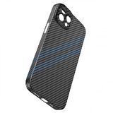 Coofbe Karbon Fiber Kamera Korumalı Desenli iPhone 14 Pro Kılıf Parmak İzi Bırakmaz 0.6MM Kalınlık