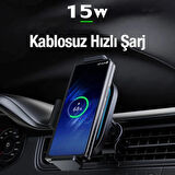 ALLY D11 Galaxy Z Fold 4/3 15W Wireless Şarj Araç İçi Telefon Tutucu