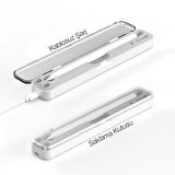 Coofbe Taşınabilir Şarjlı Apple Pencil Kalem Şarj Kutusu Apple Pencil 1-2. Nesil Şarjlı Kalem Kutusu( Apple Uyumludur.)