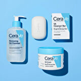 CeraVe SA Pürüzlü ve İnişli Çıkışlı Ciltler için Salisilik Asit İçeren Kalıp Sabun 128 GR