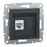 Schneider EPH4700171 Asfora Antrasit Tekli RJ45 CAT.6 UTP Data Prizi