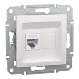 SCH ASFORA BEYAZ 1XRJ45CAT6-UTP CERCEVESIZ
