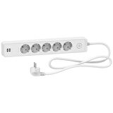 Unica 5li 1.5 Metre USB Girişli Grup Priz Anahtarlı ST945U1W