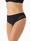 Dim Siyah Kadın Bikini Külot D063