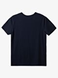 Quiksilver Bisiklet Yaka Baskılı Lacivert Erkek T-Shirt EQYKT04092 ESSENTIALS SS