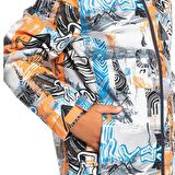 Quiksilver Çok Renkli Erkek Çocuk Fermuarlı Uzun Kollu Kayak Montu EQBTJ03171-NKR2 MORTON YOUTH JK